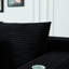 Canapé modulaire en velours côtelé Corduroy, sans assemblage, 5 sièges, porte-gobelets, noir, idéal pour un canapé relaxant avec siège intégré, coins de sieste doux-1659988525