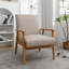 Fauteuil de style moderne Mid-Century de 25,38 po de largeur