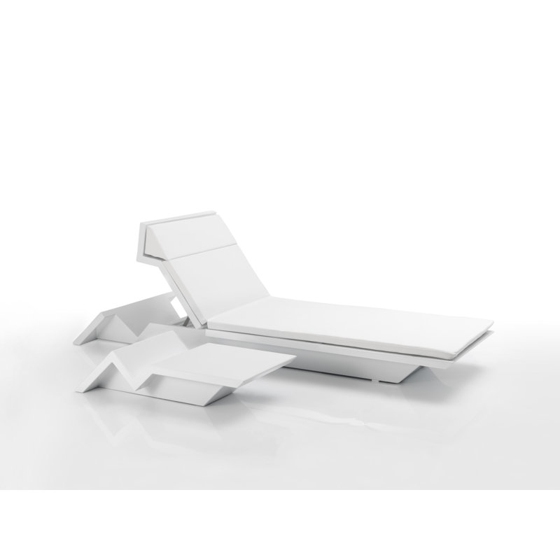 Table basse en plastique soleil Rest, Blanc
