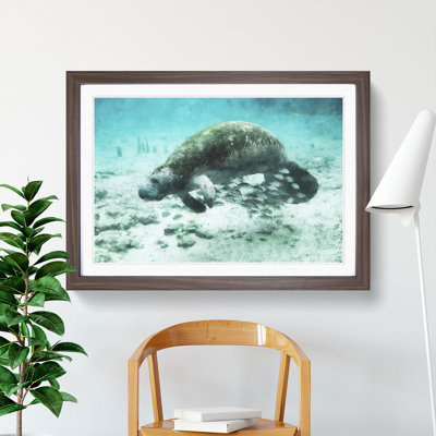 Manatee - Picture Frame Painting