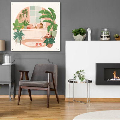 Art mural en verre urbain Urban Jungle 1 'par Janelle Penner