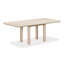 Morenci Ash Wood Rectangular Dining Table In White Sand