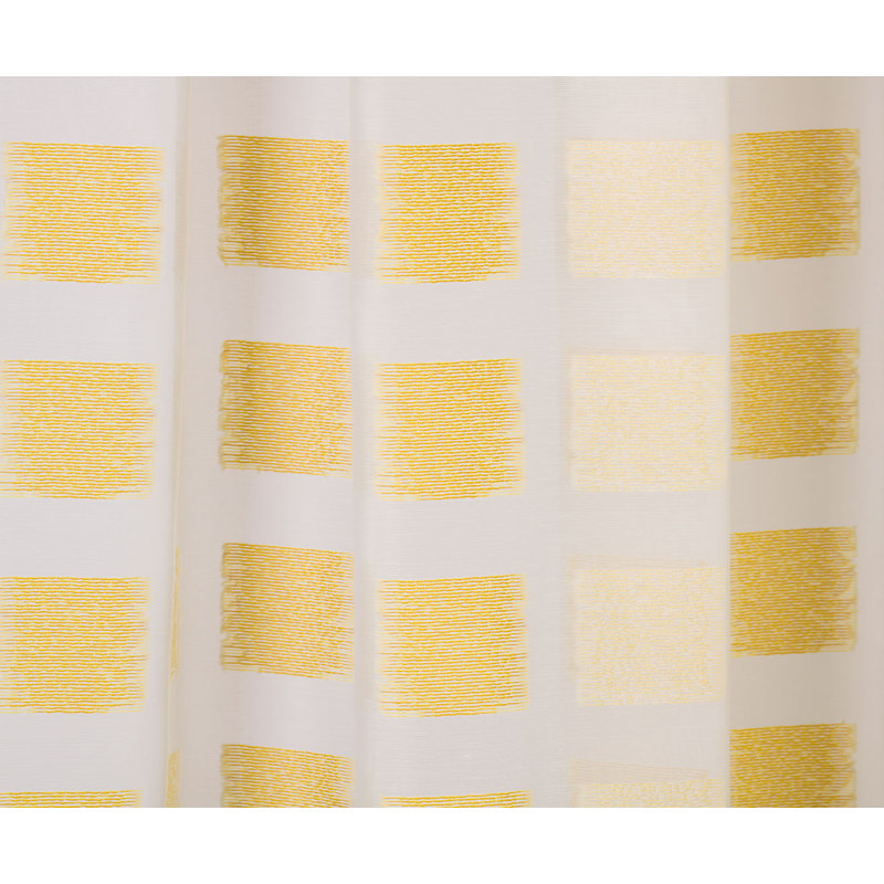 Harrodsburg Semi Sheer Curtain, Yellow