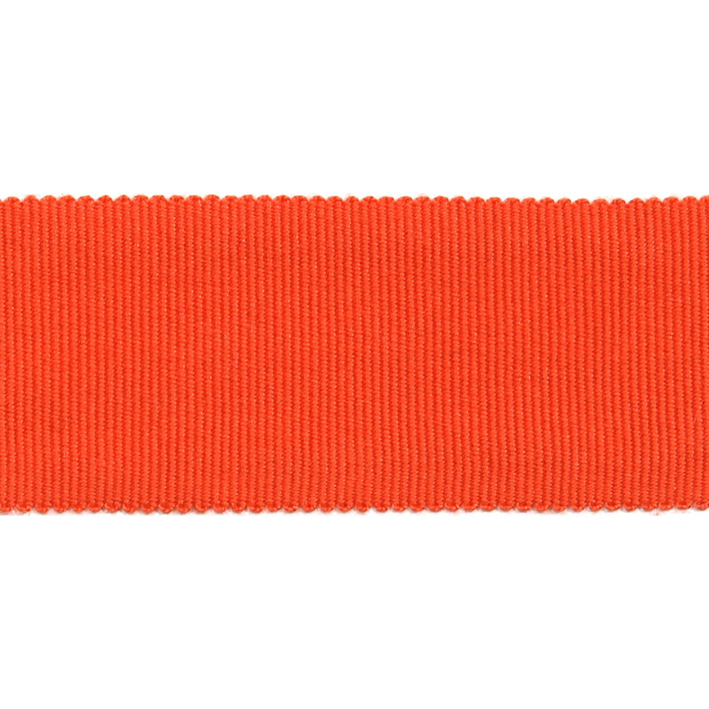 Tissu ruban gros-grain, Coquelicot