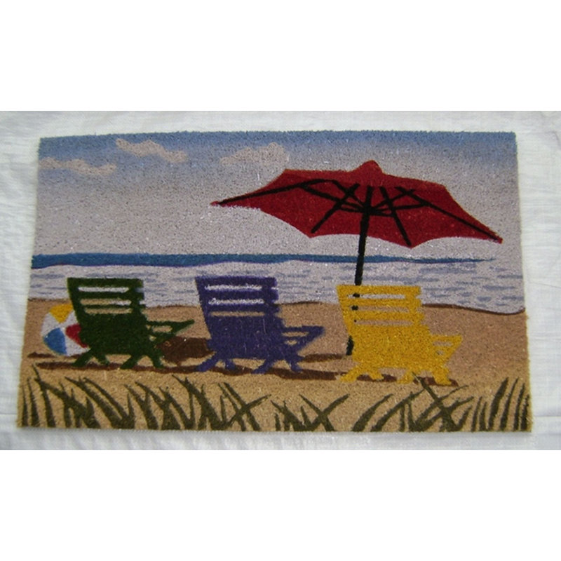 Tapis avec porte parasol Moyne