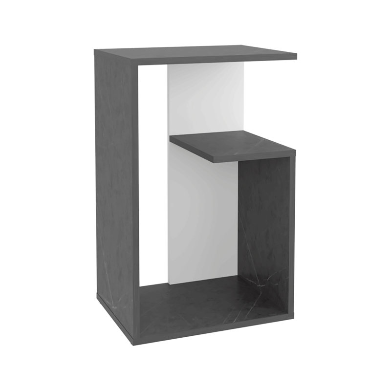 Side Table 25" H, 1 Shelf