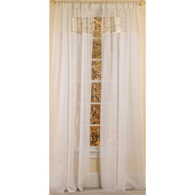 Shirl Sheer Curtain Single Panel