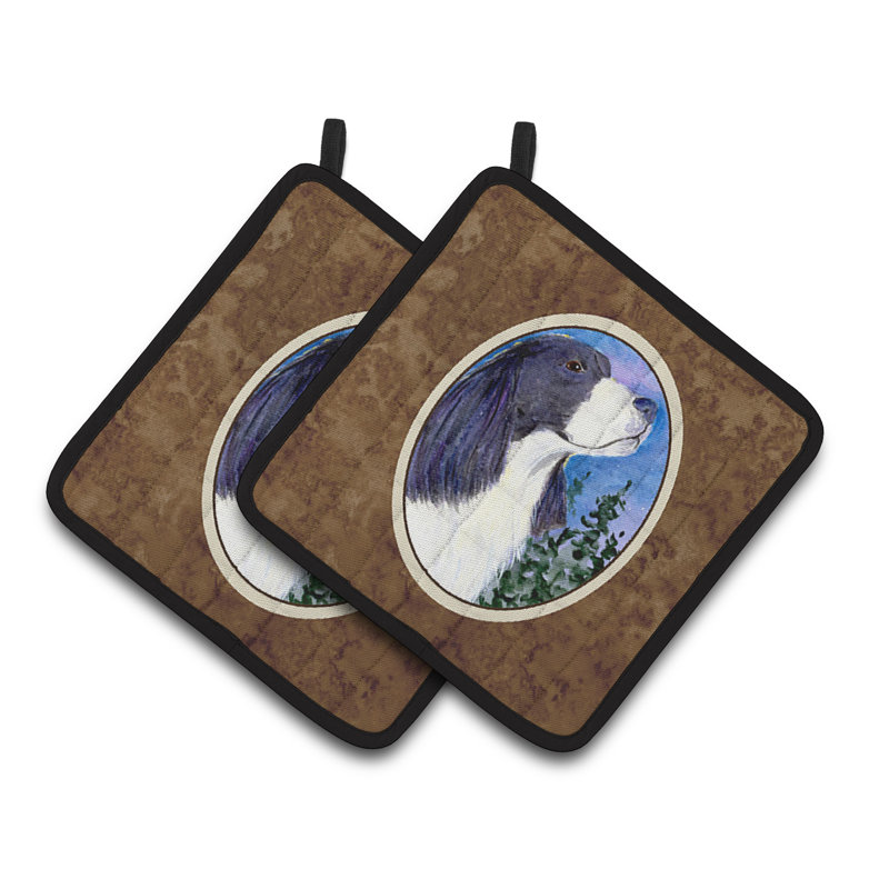Caroline's Treasures English Springer Polyester Potholder