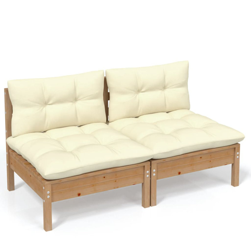 Gagny 127 Wide Outdoor, Cream, Honey Brown