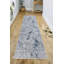 Tapis de couloir antibactérien à poils doux et gris-62774871