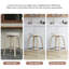 Swivel Upholstered Counter Stool