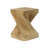 MGO Twist Side Table - Wood-Look Texture, Natural Colour