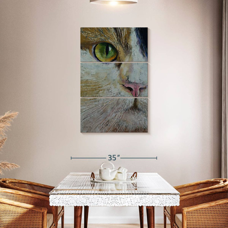 Brampt Calico Cat, 45" H x 28" W