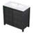 Bathroom Storage Vanity With Resin Sink & 2 Doors