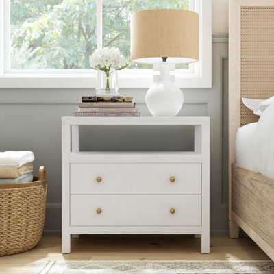 Nora 2-Drawer Wide Nightstand