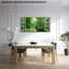  Art mural de fenêtre, décoration murale sur toile de forêt printanière, fenêtre ouverte grand paysage, décor de paysage, impression d'art de la nature horizontale pour le salon ou la chambre à coucher, 30 x 60 pouces-1849820752