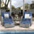 Idamarie Wicker Conversation Set with Ottoman-85514300-105270513