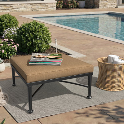 Sunbrella® Outdoor Ottoman Seat Cushion