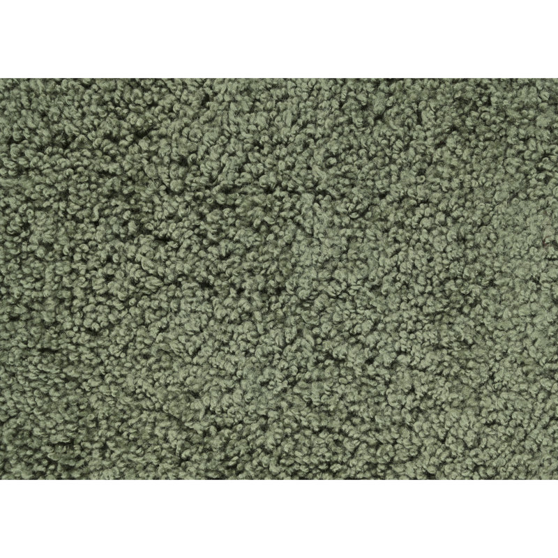 Tapis pour salle de bain en nylon Treye avec envers antidérapant, Fougère intense, Rectangle 24 po x 40 po