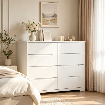 47.2 "W 8-Drawer  Double Dresser