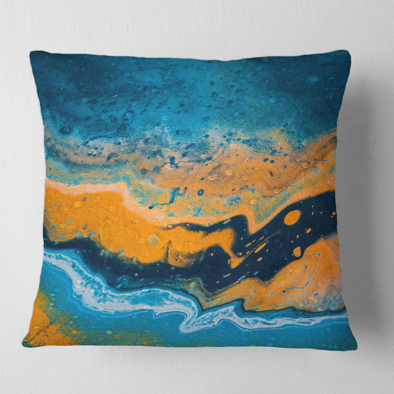 Marble Composition IV Square Pillow Cover & Insert, 16" x 16"