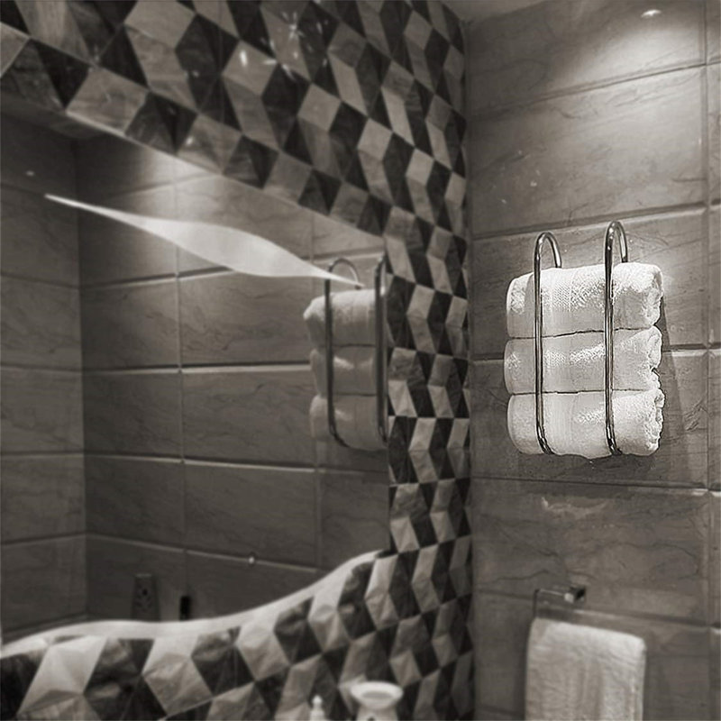 Beybut 2 Wall Mounted Required Towel Rack