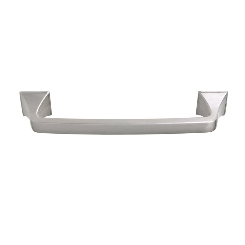 Utopia Alley Brax Brushed Nickel Cabinet Pull, 5.1" Center to Center 