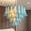 Luminaire suspendu en verre ambré Artisanal - élégance Mid-Century rétro avec détails dorés-1262329800-1262329802-1272468249