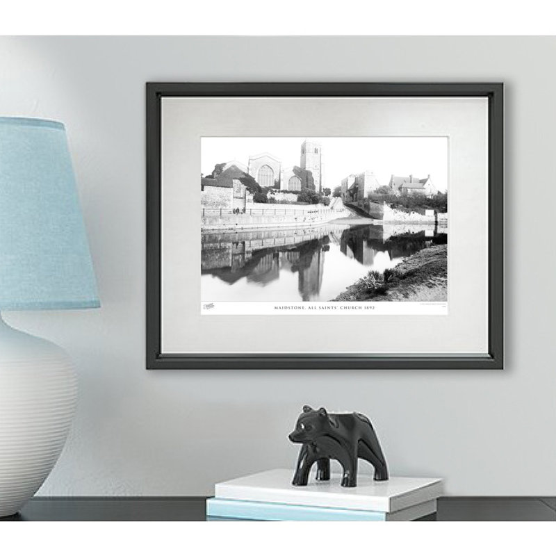 Maidstone, All Saints' Church 1892 by Francis Frith - Single Picture Frame Print, 40cm H x 50cm W x 2.3cm D