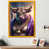 Impression dorée sur toile encadrée