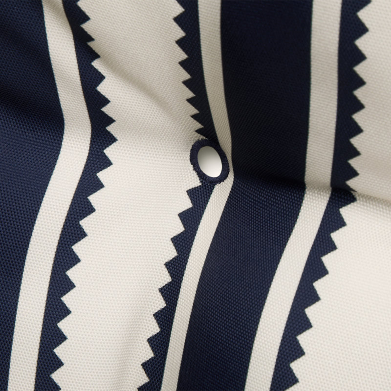 Bergholt Patio Seat Cushion, 19in. W, Navy Sedona Stripe