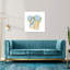 Impression sur toile plage hortensia I-1563842144