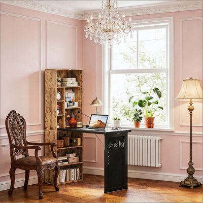 Bureau convertible pliable avec tableau noir