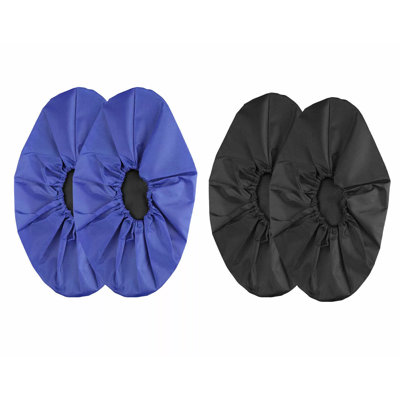 2 paires de couvre-chaussures imperméables, antidérapantes, lavables et réutilisables