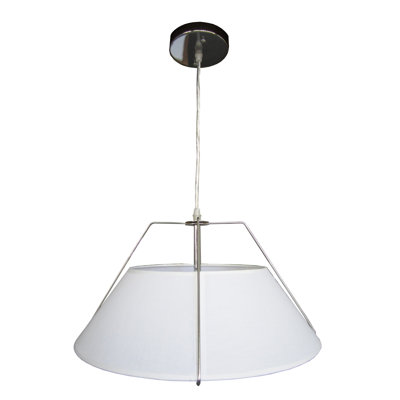 Luminaire suspendu conique unique à 2 lumières Lally