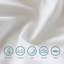 White Microfiber Reversible Comforter Set-1614901401