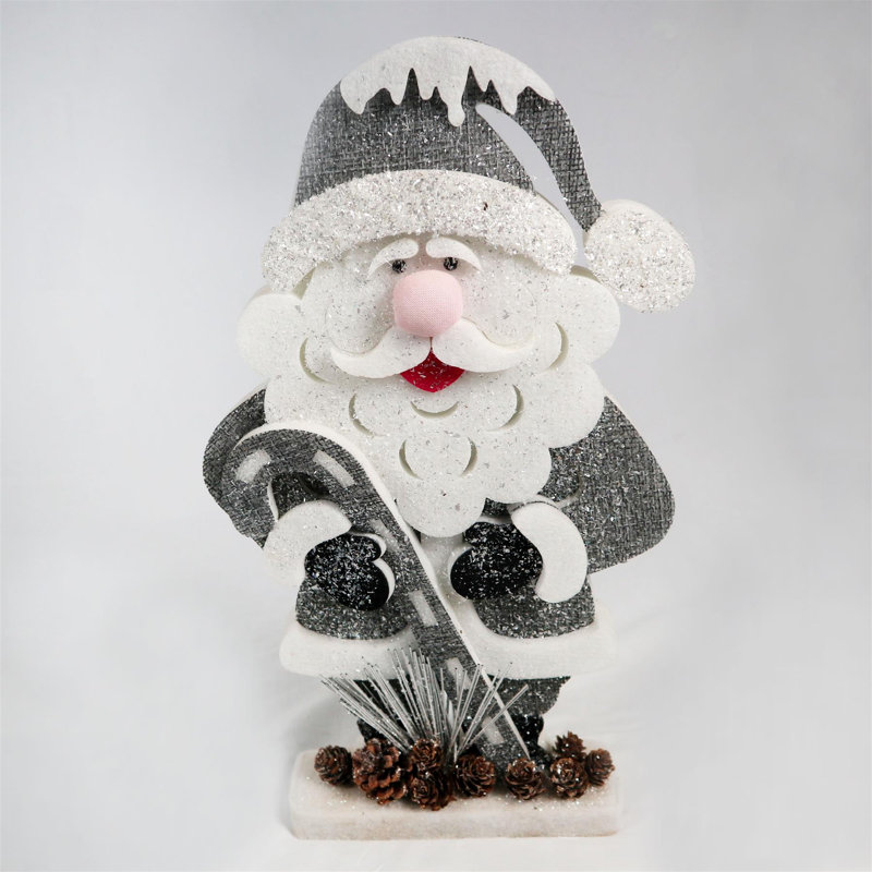 PVC No Holiday Shaped Ornament, 72 cm x 32cm x 3.2cm, Silver