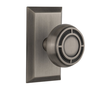 Studio Plate with Mission Door Knob