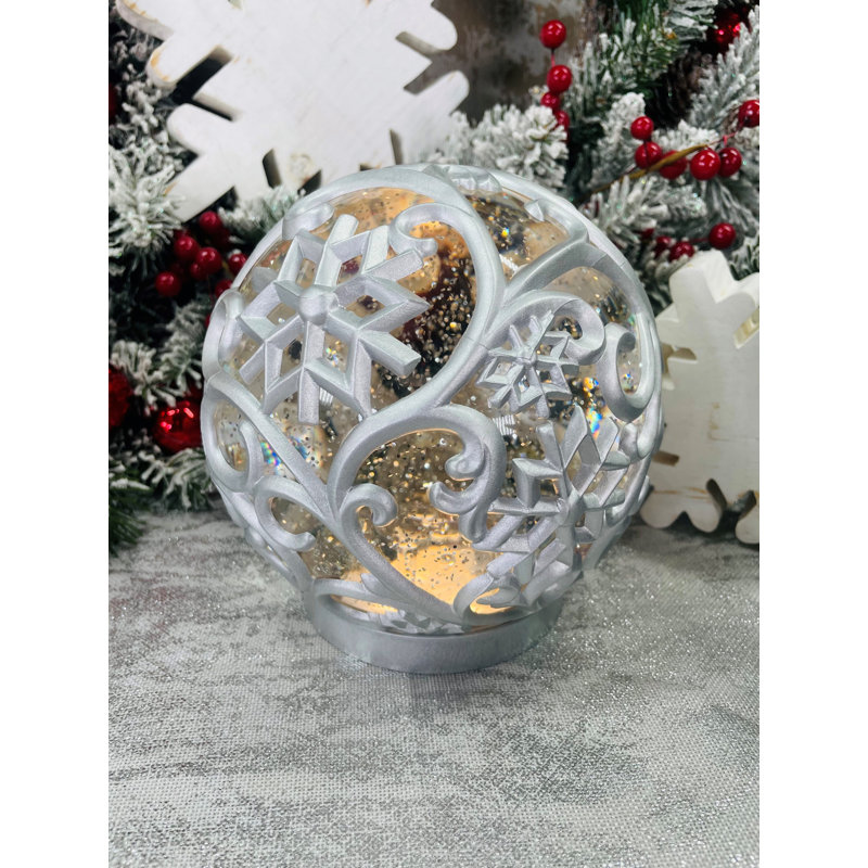 Globe d'eau flocon de neige