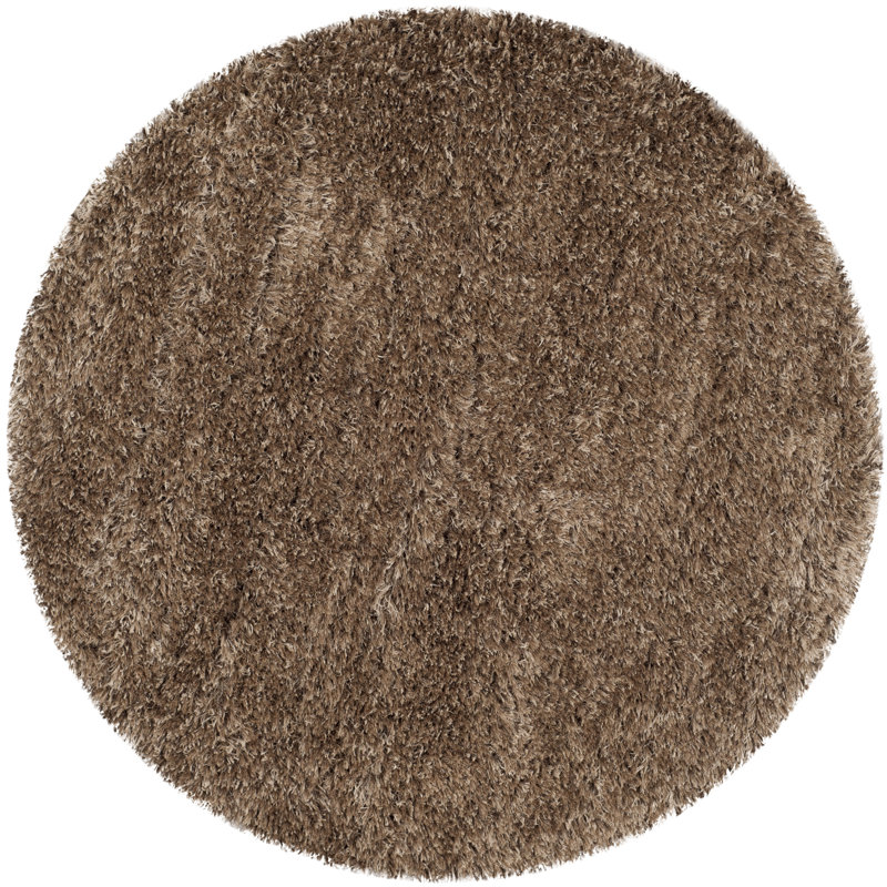 Tapis brun Assar, Rond 5 pi 3 po