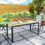 Rectangular 6 - Person Outdoor Table-1259674176