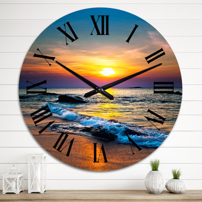 Horloge murale nautique et côtière