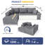 Canapé modulaire Ellie Cloudy Boneless-637237778-637092083