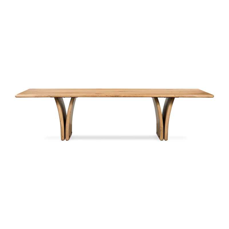 Marcon Dining Table-Grey Reclaimed French Oak, Natural
