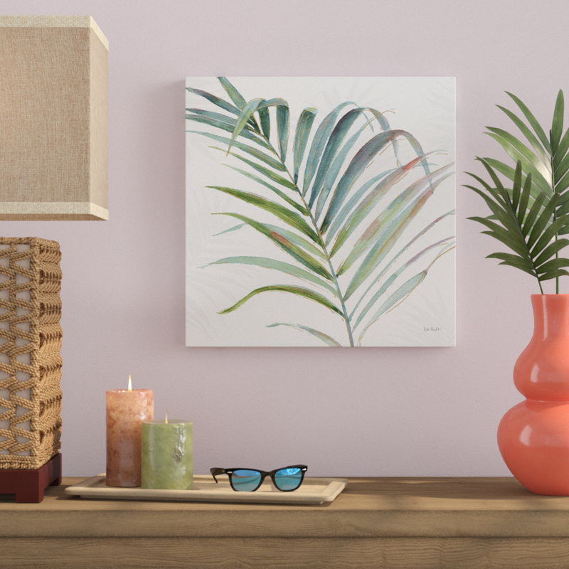 « tropical rosée v », reproduction sur toile tendue, H 18 po x l 18 po x P 2 po