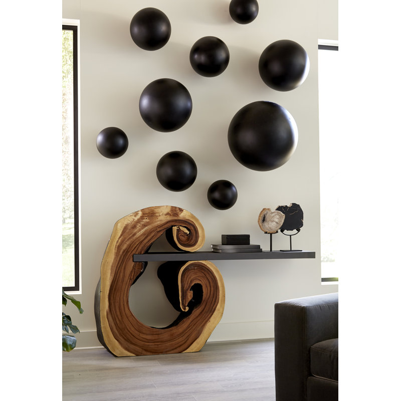 Ball on the Wall Décor, 12" H x 12" W x 12" D