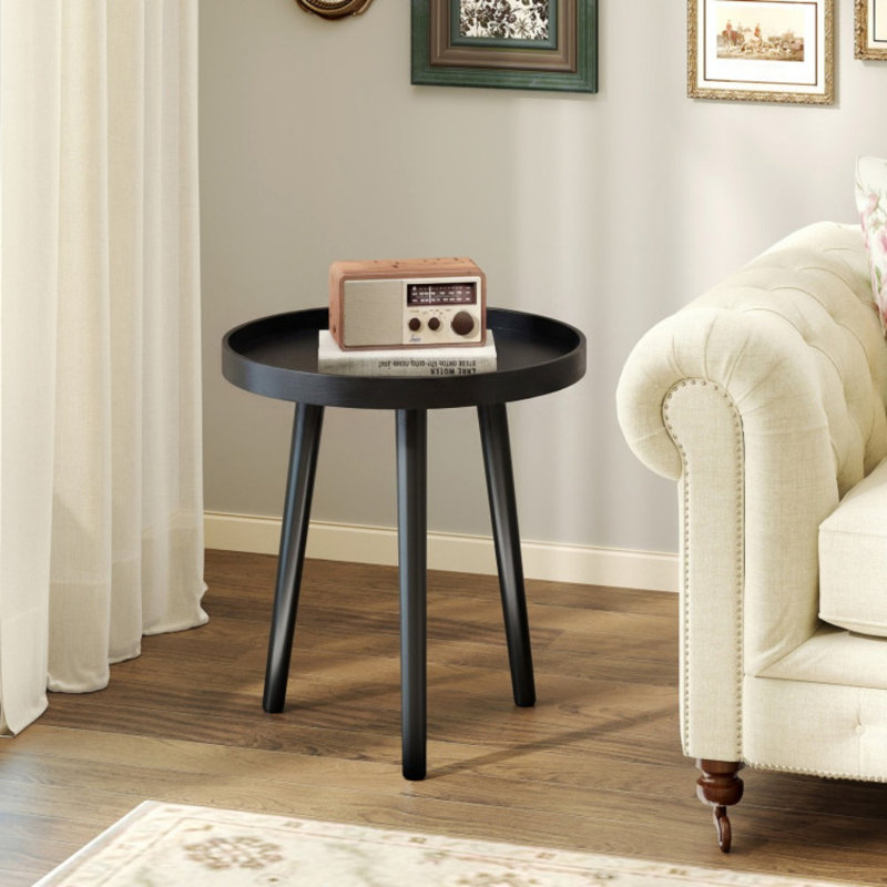 Table basse Mid Century Modern, Noir