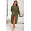 Rocklan Waffle Mid-Calf Bathrobe-1383528641-1383528649
