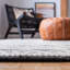 Tapis géométrique en laine tissé à la main Dardanelle en coton crème / gris-286150161