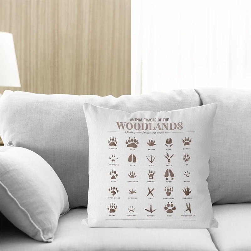 Housses de coussin Animal Tracks